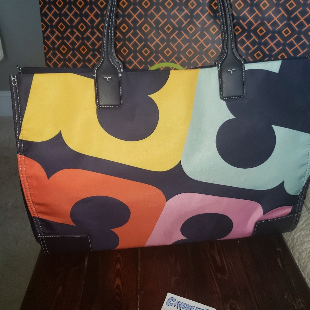 Tory Burch Ella Printed Logo Tote